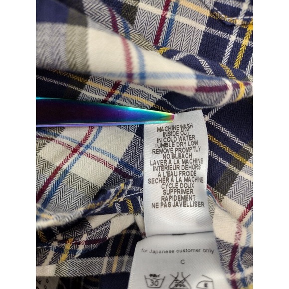 Frank & Eileen Shirt Women's Medium Multicolor Windowpane Grid Barry Button Up - Picture 12 of 12